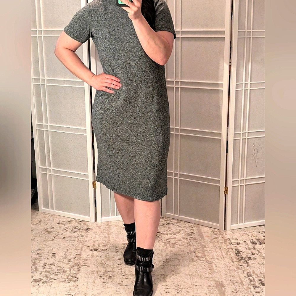 ColdWater Creek Gray Midi Women's Dress